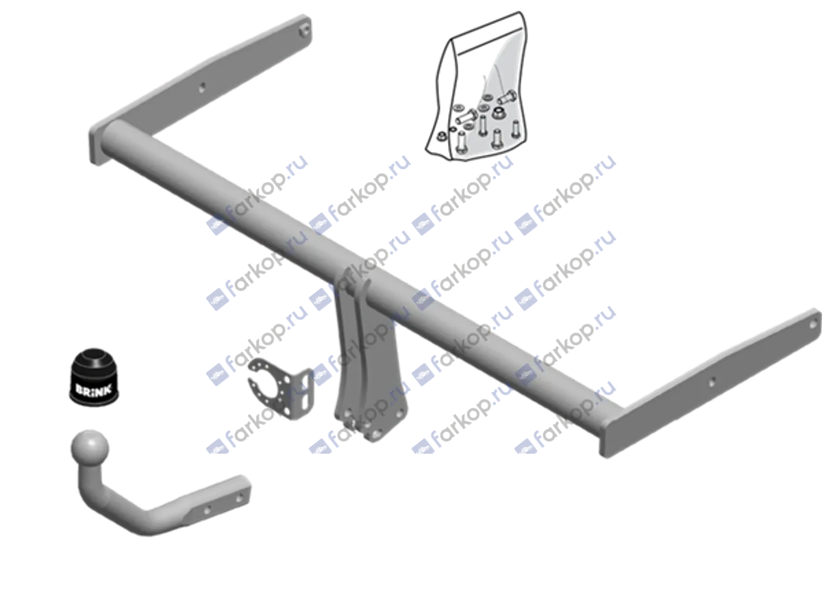 Фаркоп Brink для Volkswagen Polo 2020- 531900 в 