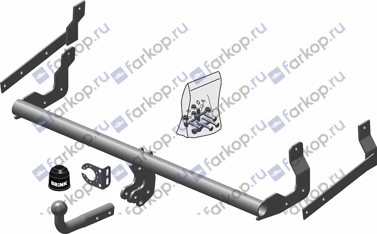 Фаркоп Brink для Renault Sandero Stepway 2010-2014 506500 в 