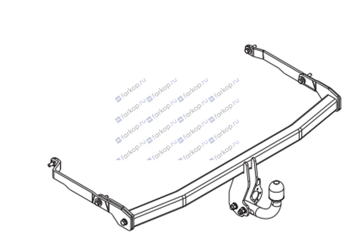 Фаркоп Auto-Hak для Renault Grand Scenic 2003-2009 G 45 в 