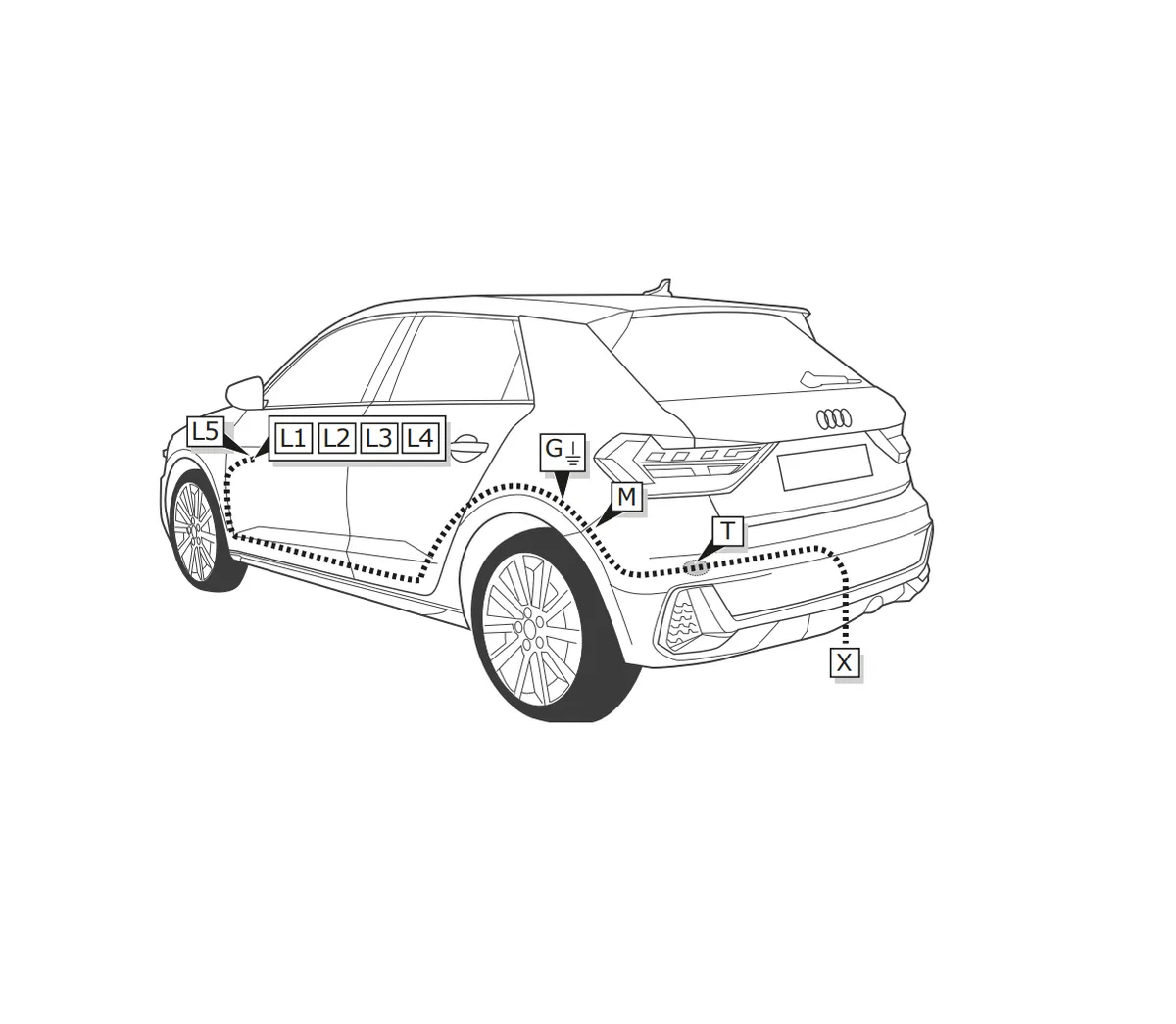 Электрика фаркопа ECS (7 pin) для Skoda Kodiaq 2016- VW146B1 в 