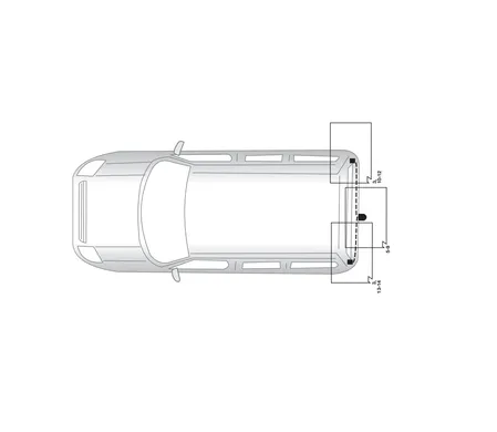 Электрика фаркопа Hak-System (13 pin) для Citroen Berlingo 1996-2012 26500502 в 