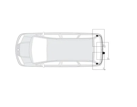 Электрика фаркопа Hak-System (7 pin) для Volkswagen Sharan 1997-2000 12500003 в 