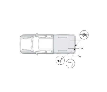 Электрика фаркопа Hak-System (13 pin) для Nissan Navara 2010-2015 21140517 в 