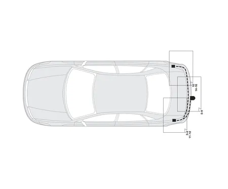 Электрика фаркопа Hak-System (13 pin) для Volkswagen Passat 2000-2005 26270509 в 