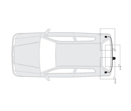 Электрика фаркопа Hak-System (13 pin) для Volkswagen Polo 2001-2005 21270500 в 