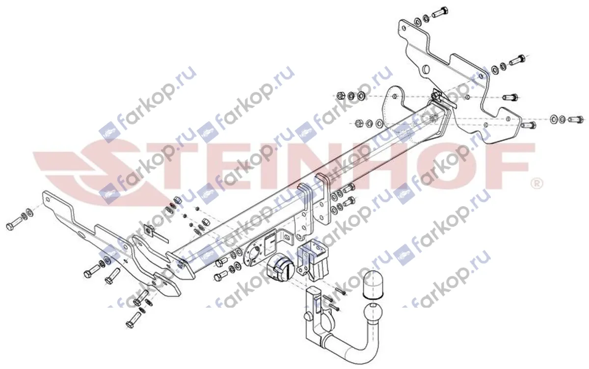 Фаркоп Steinhof для Mazda CX-5 2017- M-057 в 