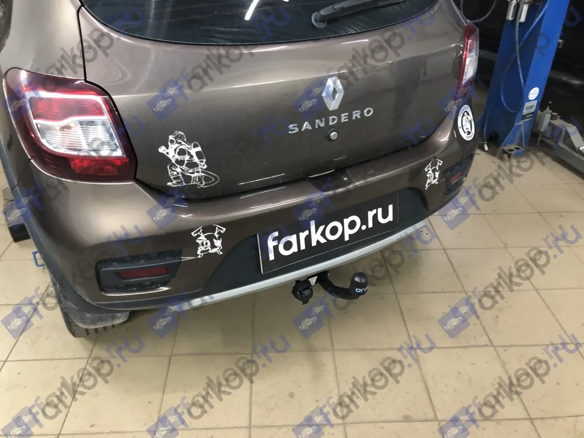 Фаркоп Oris для Renault Sandero Stepway 2014- 1433-AN в 