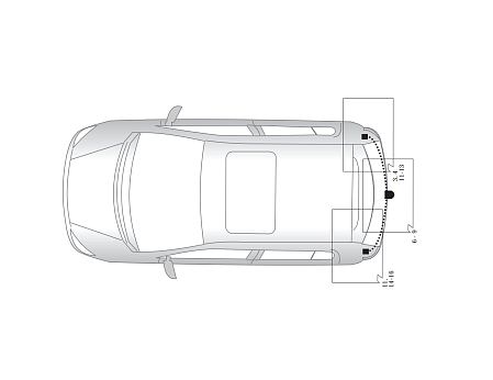 Электрика фаркопа Hak-System (7 pin) для Renault Clio 2001-2005 16180505 в 