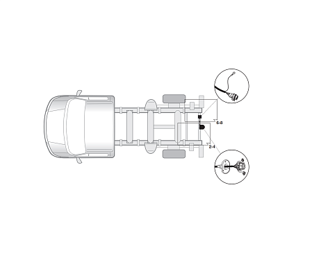 Электрика фаркопа Hak-System (7 pin) для Renault Master 2003-2010 12500518 в 