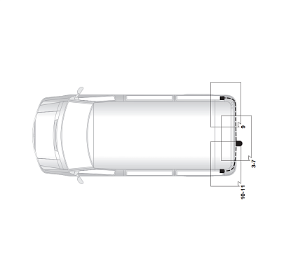 Электрика фаркопа Hak-System (7 pin) для Citroen Jumper 2002-2006 16500506 в 