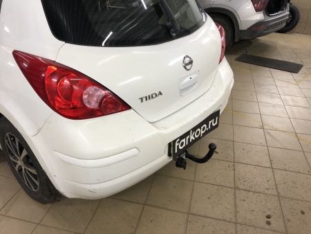 Фаркоп Лидер Плюс для Nissan Tiida (хетчбек) 2007-2014 N114-A в 