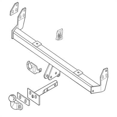 Фаркоп Brink для Land Rover Freelander 1998-2007 382200 в 